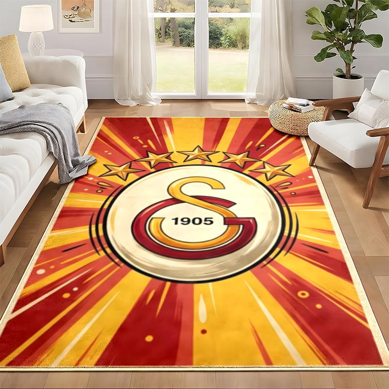 Galatasaray Carpet Door Mat for Living Room or Bedroom Protective Mat Under Chair Office Decoration Christmas Gift Birthday Present