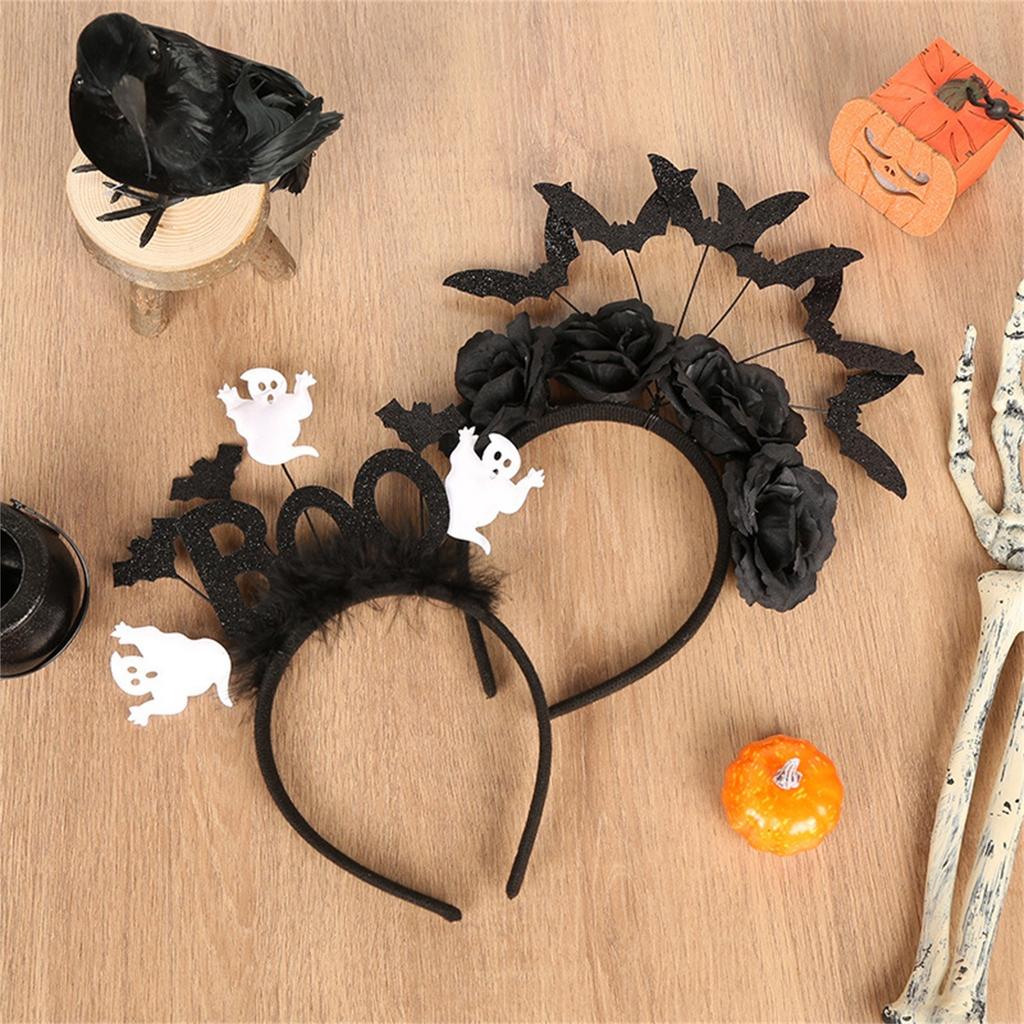 Halloween Party Headband, Children's Cute Hat Headband, Flower Decoration Headband, Witch Hat,  Hair Accessory