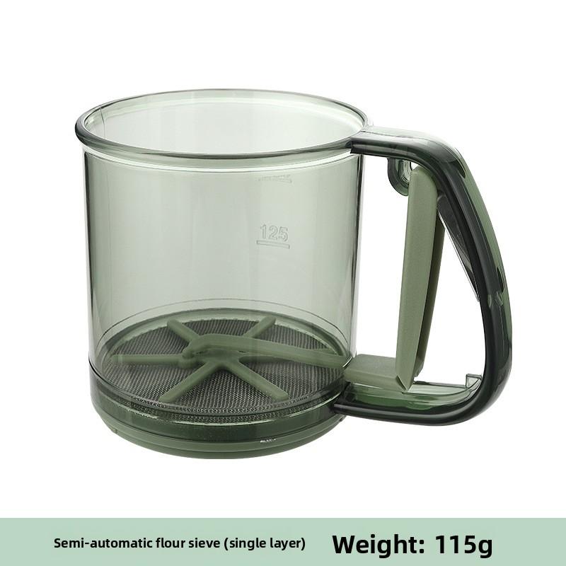 

Двухслойное полуавтоматическое сито для муки бытовое ручное фильтрующее сито для просеивания пыли сито для просеивания инструмент для выпечки