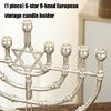 9 Branch Candleholder Elegant Table Centerpieces Romantics Candle Stand Dining Table Ornament for Living Room Banquet