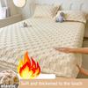 1PC Autumn and Winter Plush Bed Sheet Mattress Cover Beige Green 90 * 200cm/120 * 200cm/150 * 200cm/180 * 200cm/200 * 220cm