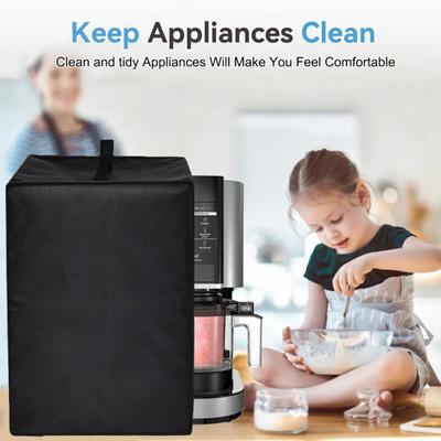 Funda Antipolvo con Asa Resistente a los Rayos UV Impermeable Instalación Simple Funda Antipolvo Antiestática para Ninja CREAMi Deluxe NC501/NC299AMZ/NC301