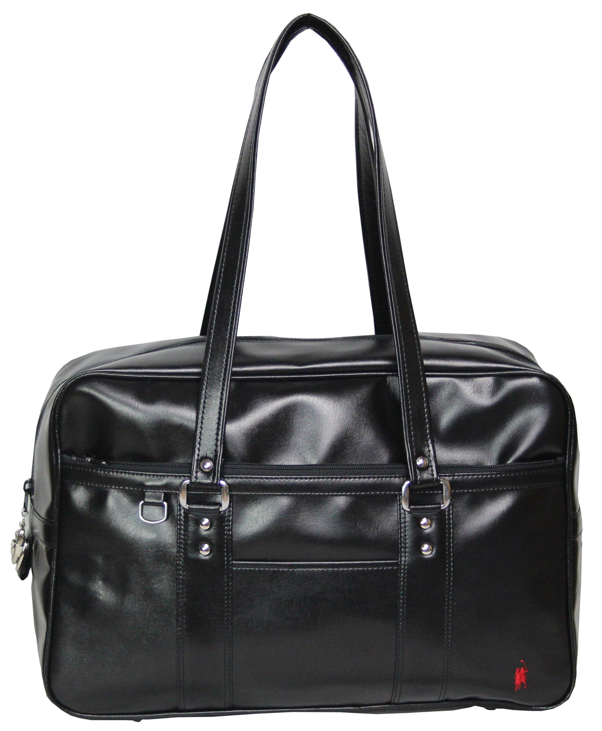 

COUNTRY FIELD Synthetic leather school bag Black [6945] чорний