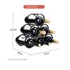 Creative Wine Rack Metal Ornaments Light Luxury Living Room Dining Table In Dining Room Wine Cupboard Home Decorations