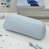 Soft Touch Pencil Case Portable Pen Pouch Simple Stationery Organizer  Back To School