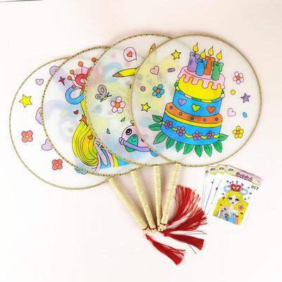 DIY Hand Fan Painting Craft Kit