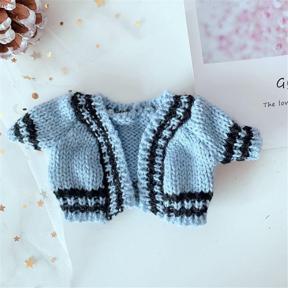 Doll Clothes for 20cm Dolls Plush Doll's Clothing Sweater Stuffed Toy Dolls Outfit for Idol Dolls Accessories