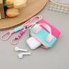 Street Style Multicolor Spliced Mini Key Organizer With Durable Material For Men And Women