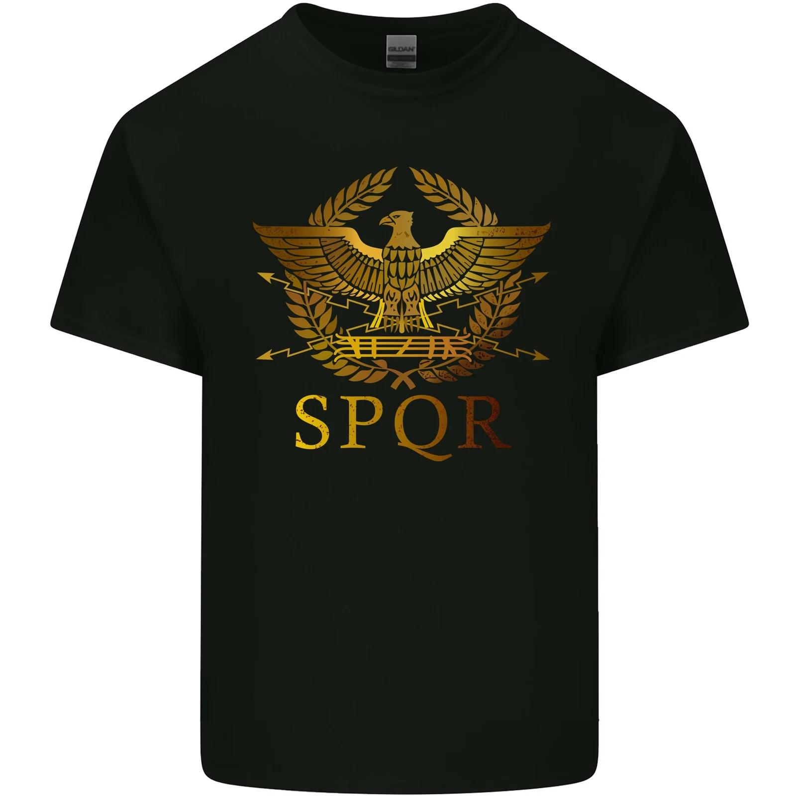 Gym Training Top Weightlifting SPQR Roman Kids T-Shirt Childrens XL