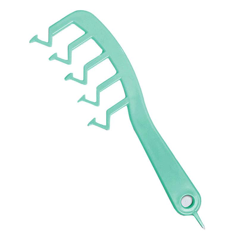 Hair Styling Comb with Z-Shaped Parting Teeth Durable Plastic Material Hair Sectioning Tool for Professional and Home Use Hairdressing