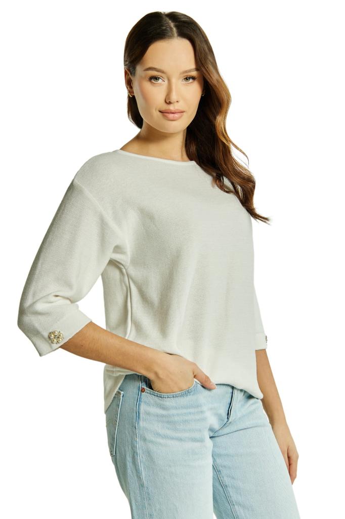 Kalina Women' Blouse, White, Size ""