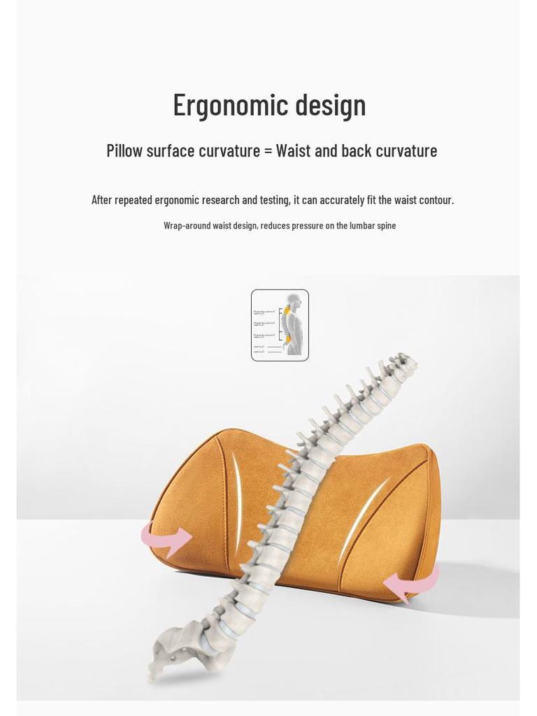 Autositz Lendenstützkissen - Fahrer Rückenlehnenkissen