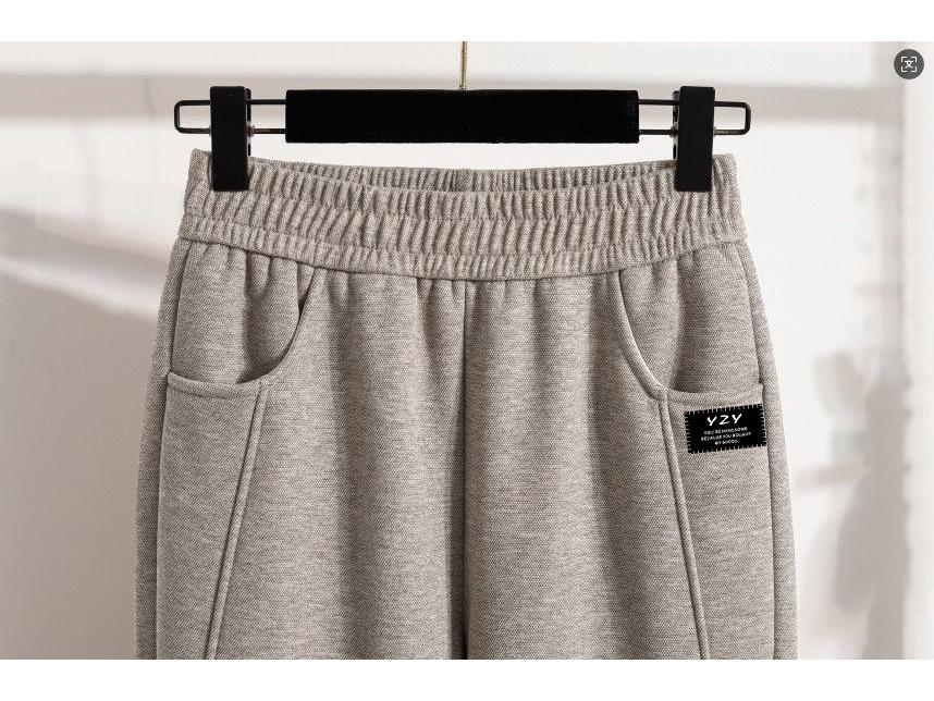 Velvet-Lined High Waist Pants for Middle-Aged Women - Winter Fashion for Shorter Figures