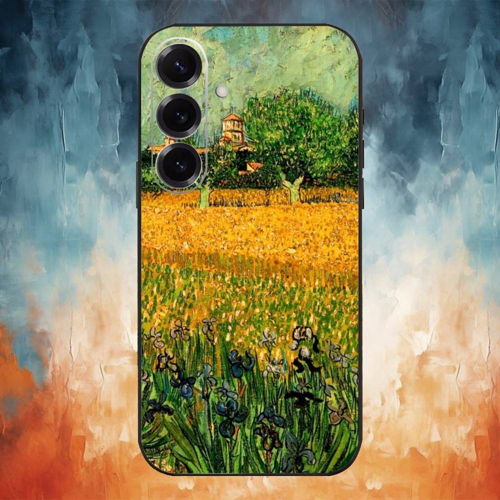 

Van Gogh Monet Oil Phone Case For Samsung Galaxy A91,80,73,72 ,71,53,52,32 ,31,22,21s,20,Soft Black Case Samsung a73 5g