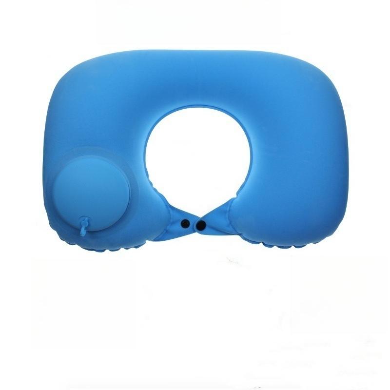1pcs Inflatable Waist Cushion for Office Nap, U-Shaped Pillow for Neck Protection, Compressed Inflatable Portable Travel Pillow