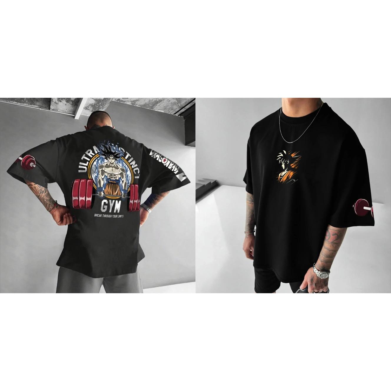 

Dragon Ball Goku 2026 New Hot Fitness Graphic T-shirt Men Summer Anime Gym Cotton Women Tee Casual Tops Y2k Clothes Oversized 4XL