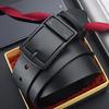 Men's PU Vintage Pin Buckle Leather Belt - Casual & Business Versatile Accessory for Jeans