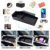 SKTU Nissan Note Aura Console Box for New Model Note Aura Storage Tray with Rubber Small Item Note Aura Center Console Armrest Storage Coin Easy