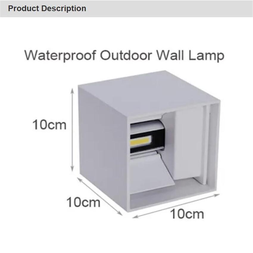 Modern LED Wall Lamp Waterproof Outdoor Up Down  IP65 Aluminum 12WLED Wall Light, Indoor Decorated Wall Sconce