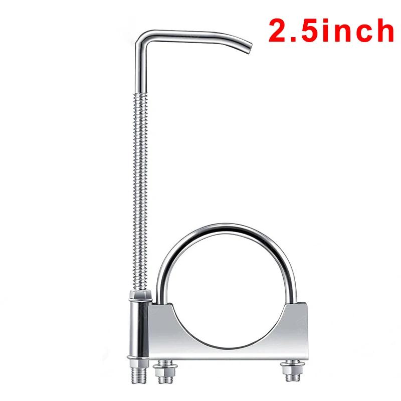 

Professional Exhaust Hanger Clamp 2.5-3 Inch - CNC Machined Stainless Steel, Vibration Damping Hook for Rear Muffler Replacement