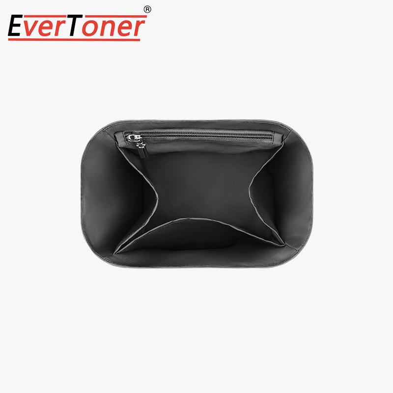 

EverToner Nylon Purse Insert Organizer Fit for Bu-erry London mini Bag Cosmetics Inner Liner Bag Inside Storage Bag