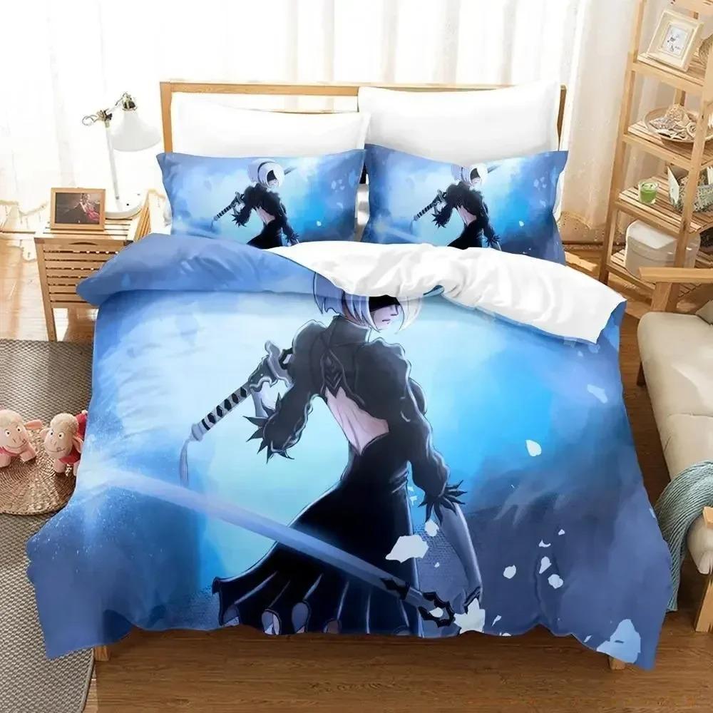Nier Automata Bedding Set For Bedroom Soft Modern Bedspreads Comefortable Kids Duvet Cover Quilt Cover And Pillowcase