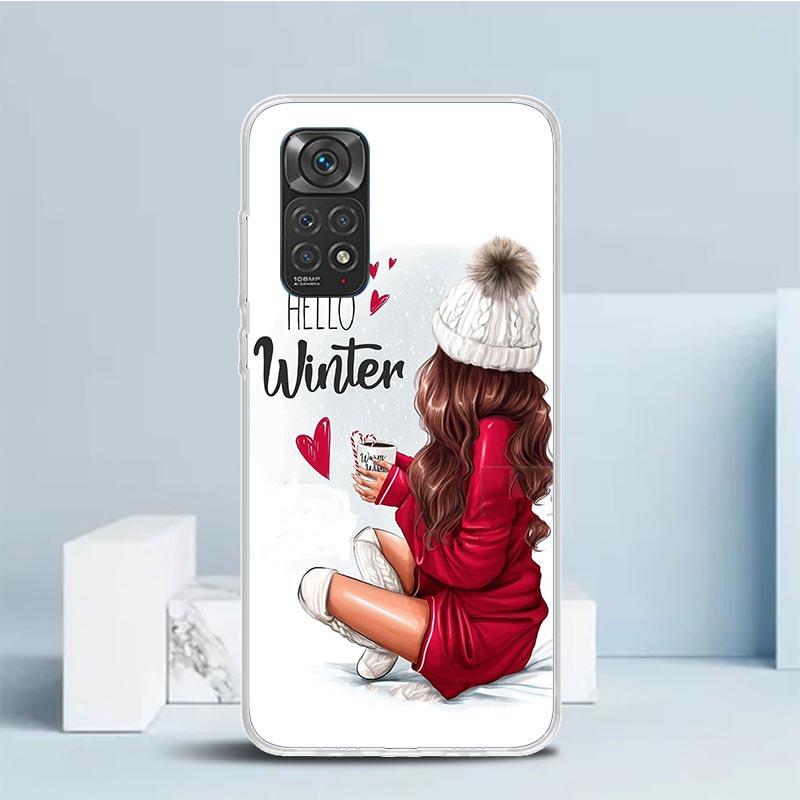 Girl Boss Female Coffee Phone Case For Xiaomi Redmi Note 15 14 14S 13 12S 12 Pro Plus 11S 11 11T 11E 10S 10 + Soft TPU Back Cove