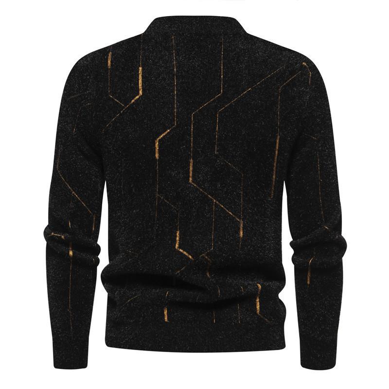 Hot Selling Autumn and Winter Crew Neck Sweater Men's Korean Slim Pullover Men's Knit Sweater Bottom Sweater