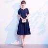 The New Evening Dress Can Be Worn At Ordinary Times To Participate In the Wedding Temperament Elegant and Dignified Medium and Long Dress