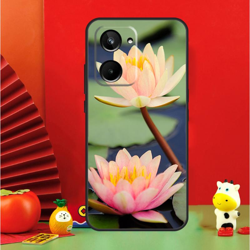 Flower Lotus For Realme 15 Pro GT7 GT6 10 11 12 13 14 Pro Plus C65 C67 C63 C61 C55 C51 C53 C35 C75 Case