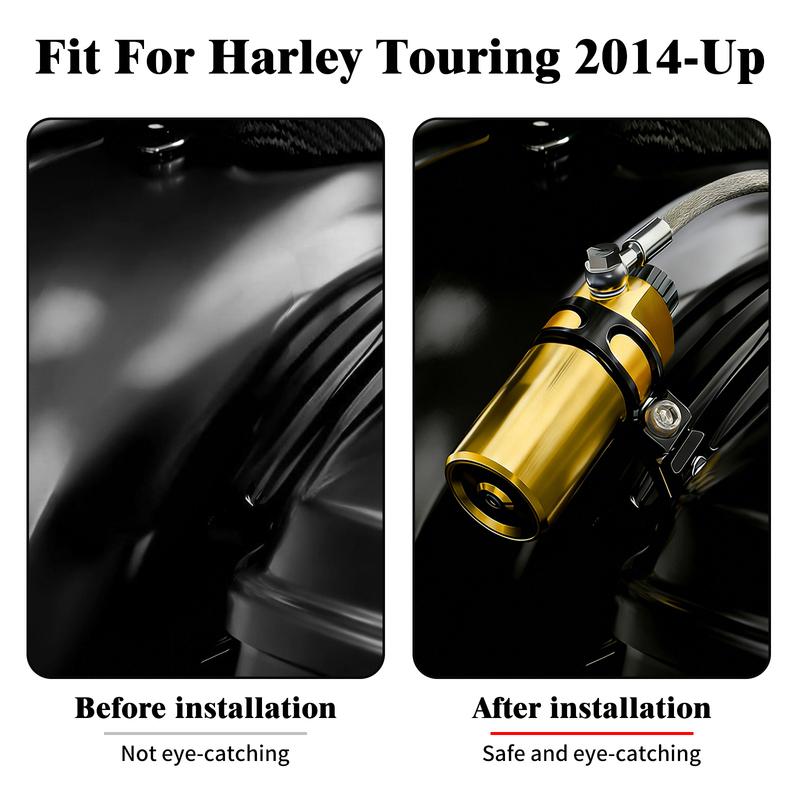 Motorcycle Shock Absorber Remote Reservoir Mounts For Harley Baggers/Touring Street Electra Road Glide Road King FLHTK 2014-Up
