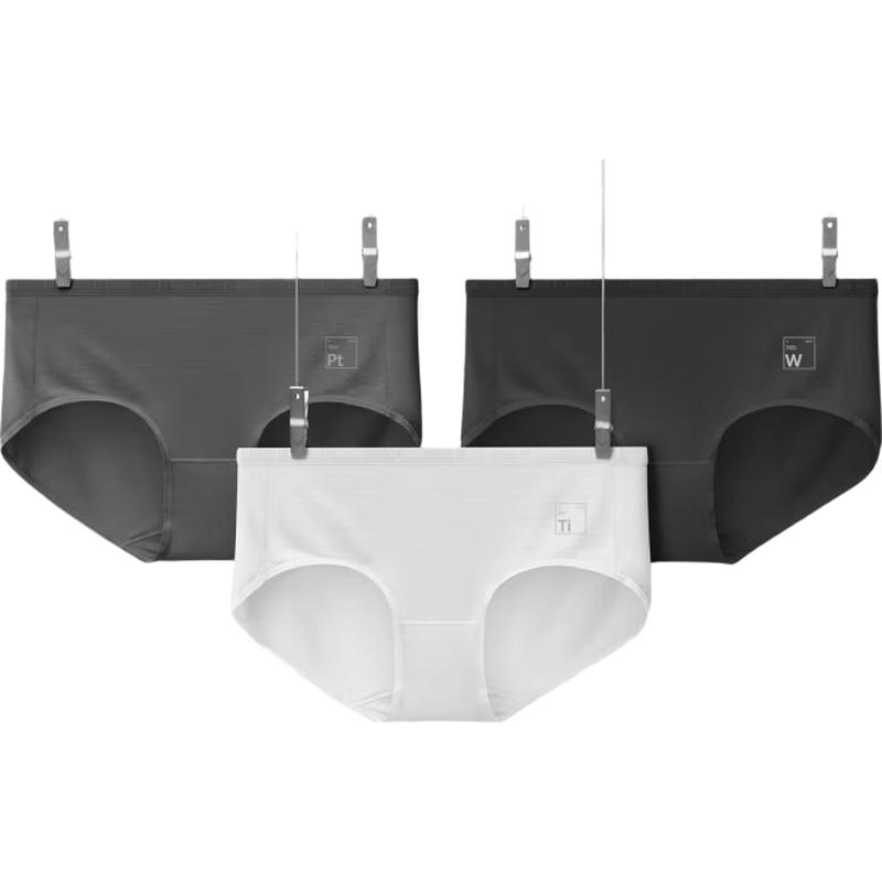 Bananain 5-Series Women's 7A Antibacterial Modal Mid-Waist Briefs 3-Pack