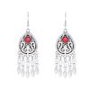 Retro Earrings Women's Ethnic Style Fringed Earrings Xinjiang Ancient Style Earrings Festival Scenic Accessories