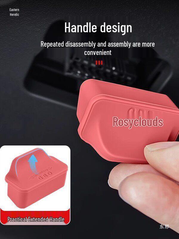 Lynk & Co OBD Interface Silicone Protective Cover - Waterproof & Dustproof for Models 01/05/08EM-P/09/900.
