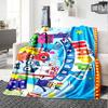 Numberblocks Theme Printed Blanket - Perfect for Couch, Bed, Travel & Outdoor Use | Machine Washable, Cozy & Durable.