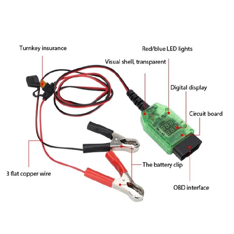 No Power Cut Required Battery Replacement Tool Leak Detector Device Simple Operate for Simple Use In Various Car Models