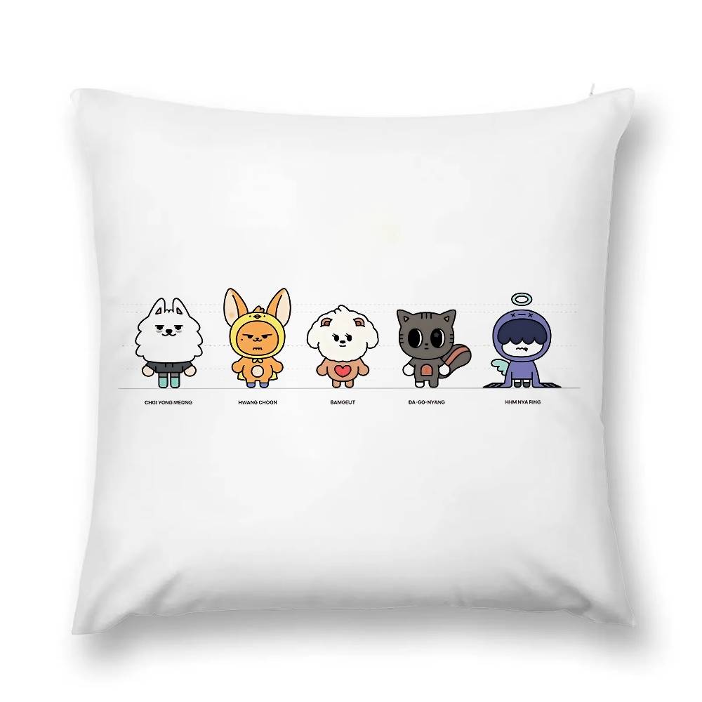 Cute A-Txt-Es Cartoon Pillow Case Pillows For Cover Home Decor Items Living Room Decoration Cushion Covers