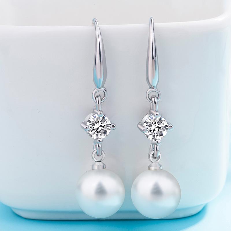 925 Silver Stud Earrings Beautiful Earrings High Quality For Women Earring Wedding Fine Jewelry Accessories Party Gift