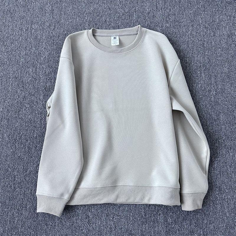 

100.00kg Domestic Sales High Quality round Neck Sweatshirt Men and Women Idle Style Loose All-Matching Youthful-Looking Couple Spring and Autumn Top Light green round neck Sweatshirt M