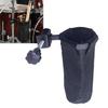 Compact Drum Microphone Stand with Reinforced Fabric Structure and Practical Stick Storage Compartment Stick Holder