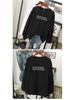 T-shirt ample à manches longues en pur coton pour femme - Nouveau pour Printemps/Automne 2024, Design amincissant couvrant le ventre
