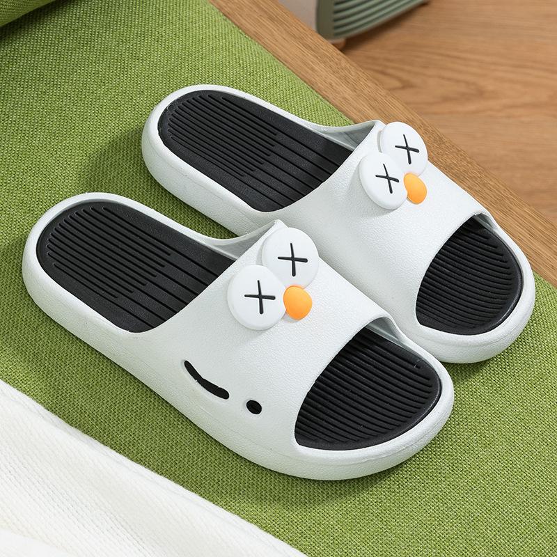 white slip on slippers