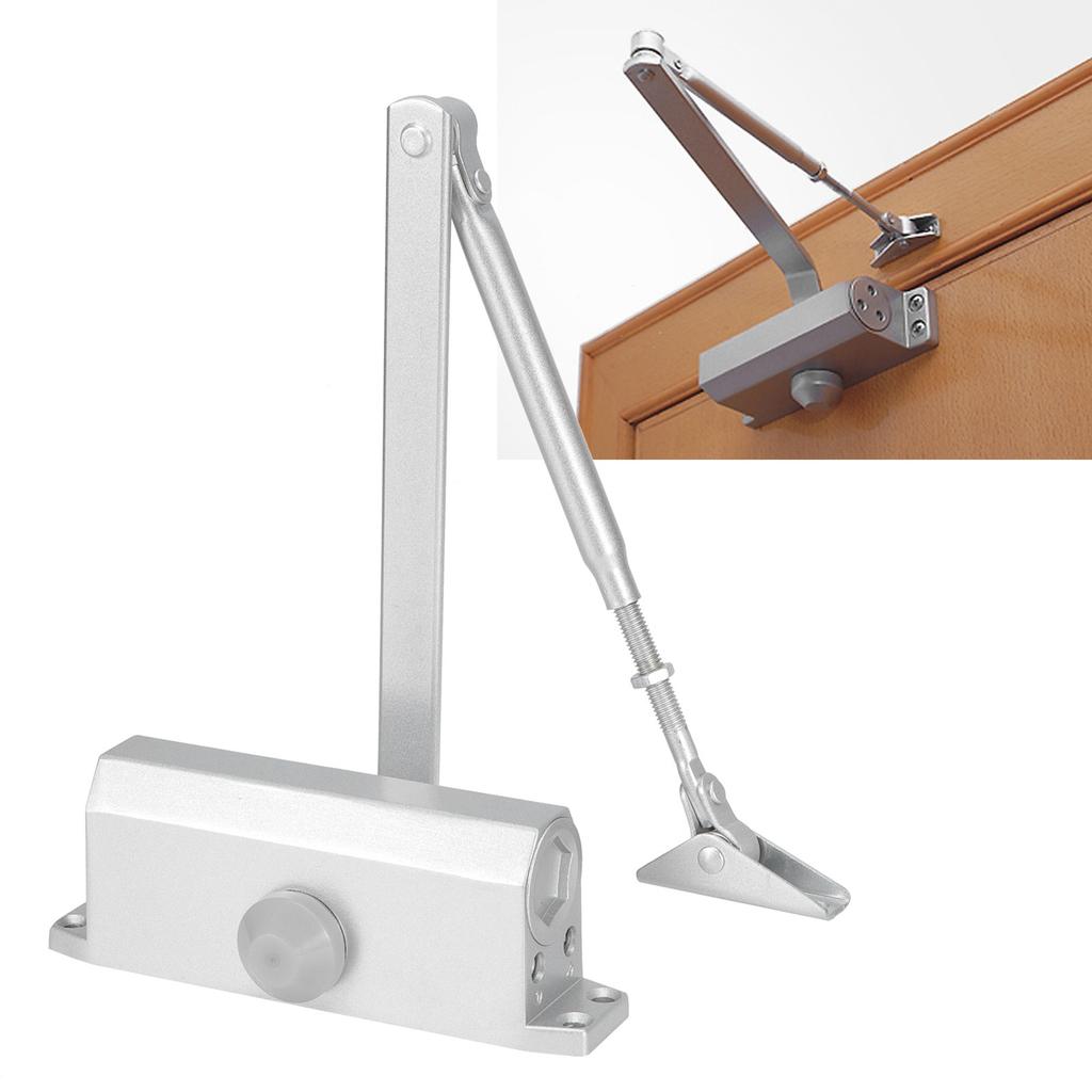 Door Closers Hydraulic Buffer Door Stopper Automatic 180 Degrees Positioning Door Closer65KG Load Bearing