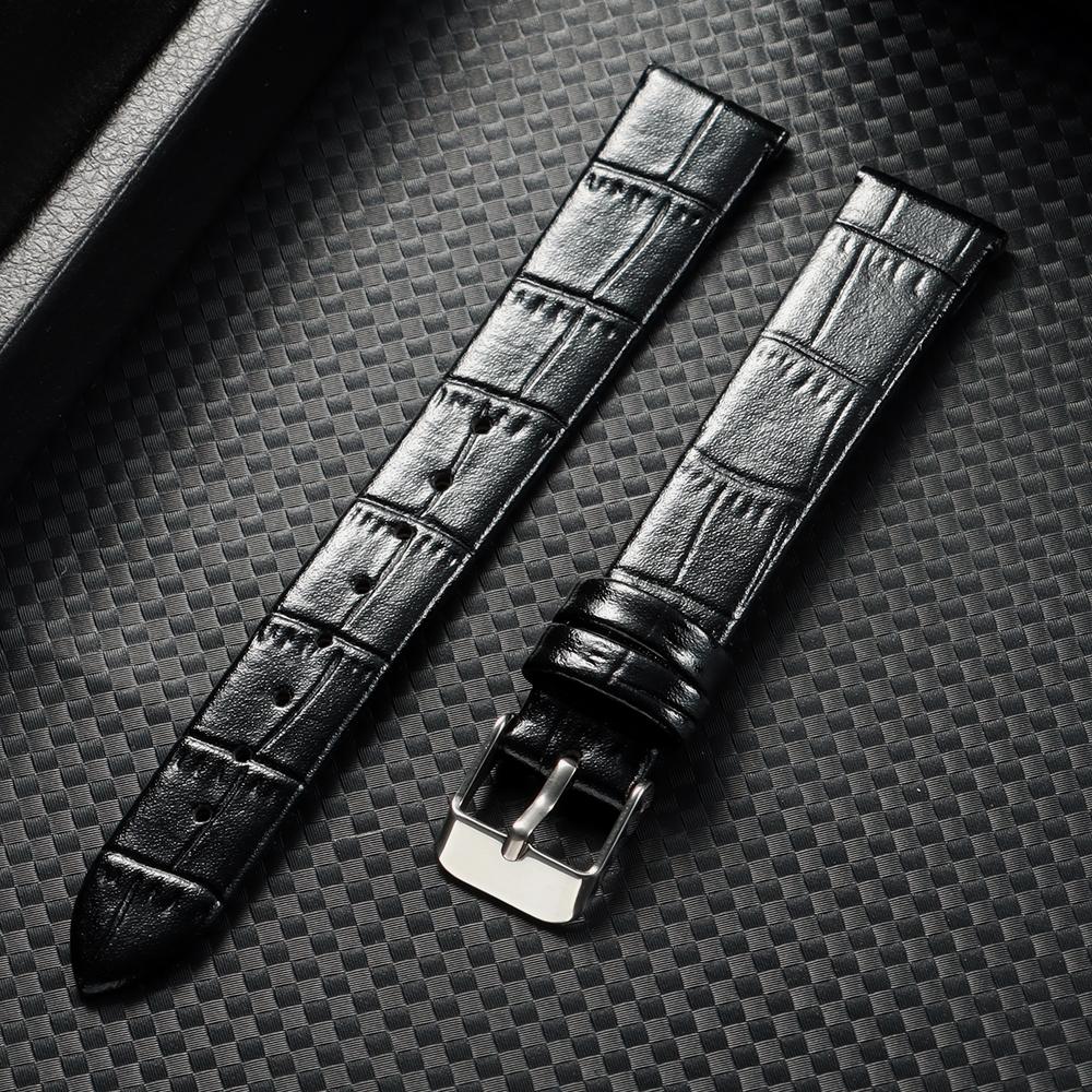 8mm 10mm 12mm 14mm 16mm Universelles Leder-Uhrenarmband für Herren Damen Ersatz-Uhrenarmband Weiche Schlanke Armbänder Ultradünne Gürtel