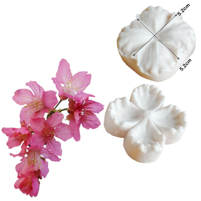 

НОВАЯ силиконовая форма для вишневых цветов Veiner, форма для украшения торта, шоколадная форма, помадка, глина, инструменты для сахарного ремесла M2129