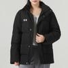 Under Armour Solid Color Casual Stand Collar Long Sleeve Down Jacket Unisex Outerwear Black 23600802-001