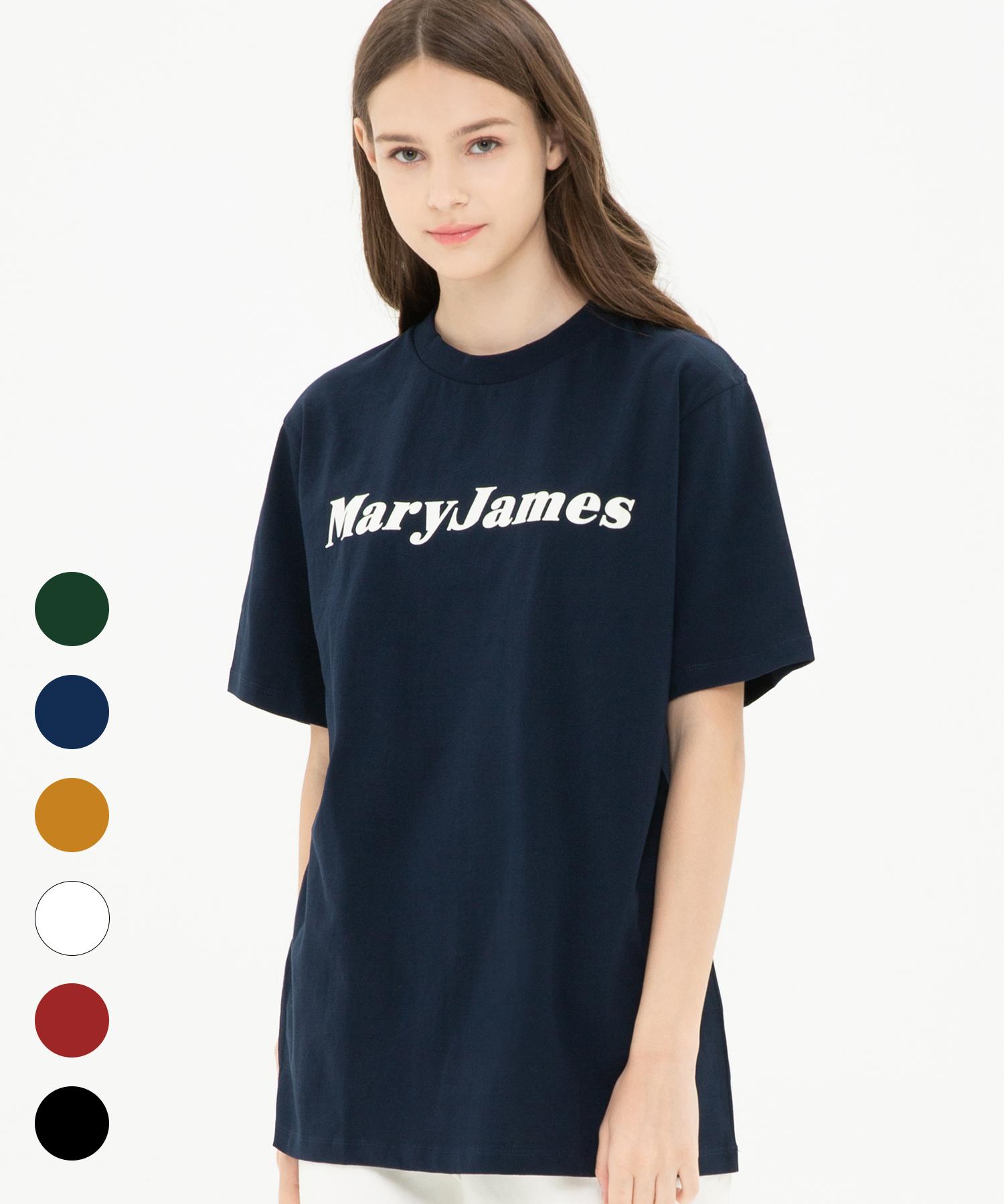 Mary James [Unisex - Oversized] Maryjames Basic Half Sleeve (6 Color) Mustard - M