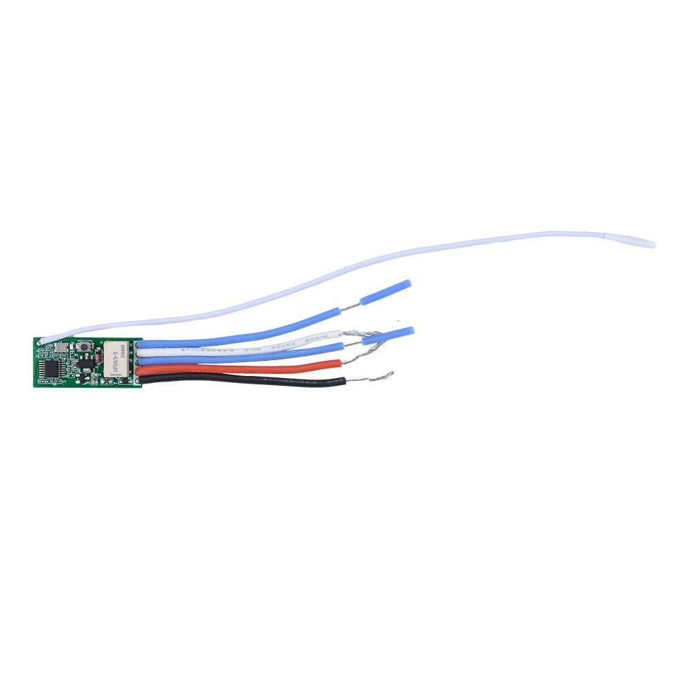 DC3V-18V Mini Wireless Remote Control Switch 433MHz LED Light Remote Switch Micro On/Off Relay Module for Light DIY Curtain