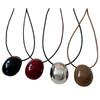 Oval Pendant Necklace Fashion Necklace Colorful Pendant Necklace Neck Jewelry for Daily Commute and Various Outfits