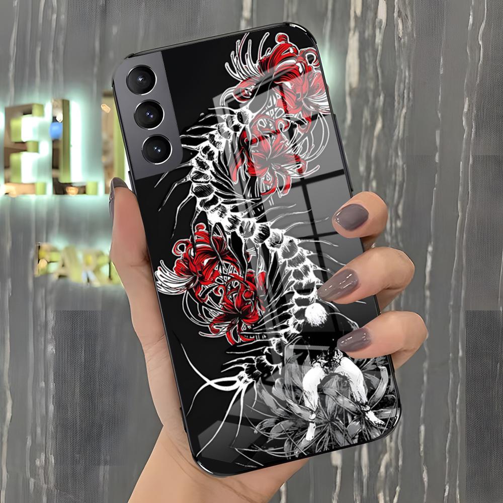 

Anime T-Tokyo Ghoul Phone Case For Samsung A25 A13 A33 5G A54 A36 A35 A56 A52 A14 Shockproof Glass Cover Samsung A35